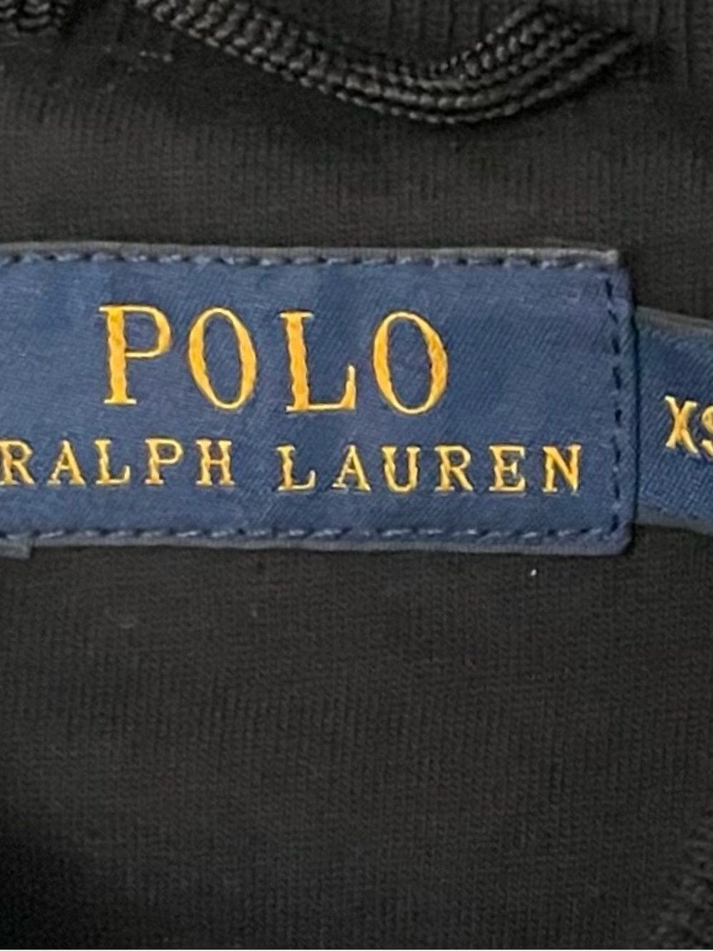 Polo by Ralph Lauren Black Quilted-Sleeve Varsity Jacket - Picture 9 of 12